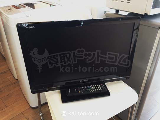 買取金額　4,000円　2011年製　シャープ　液晶テレビ　アクオス　LC-22K5-B  22インチ